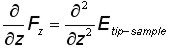 MFM tip-sample interaction numerical estimation with consideration of z-component of the force derivative F'z